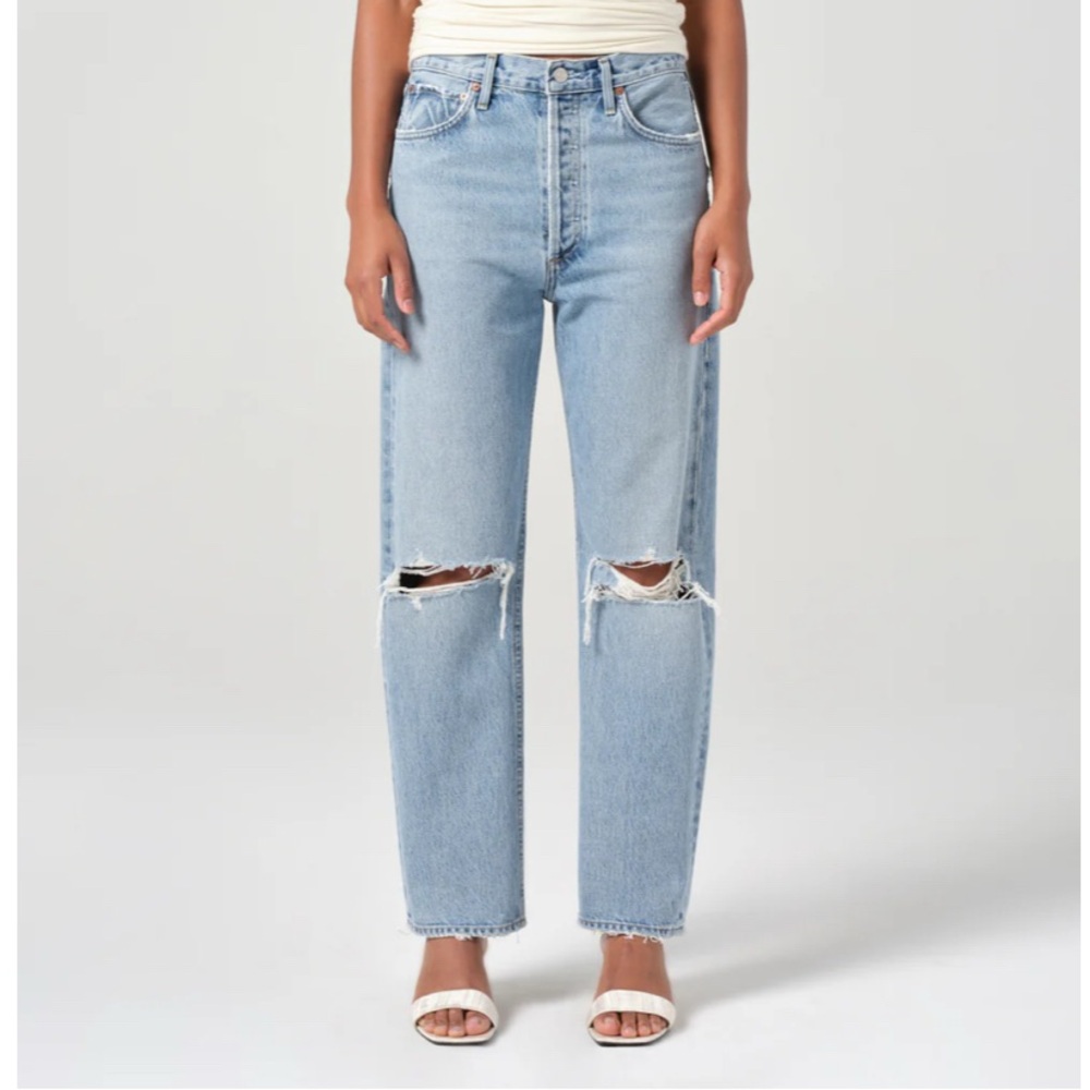 Agolde 90s Mid Rise Loose Fit in Captured
